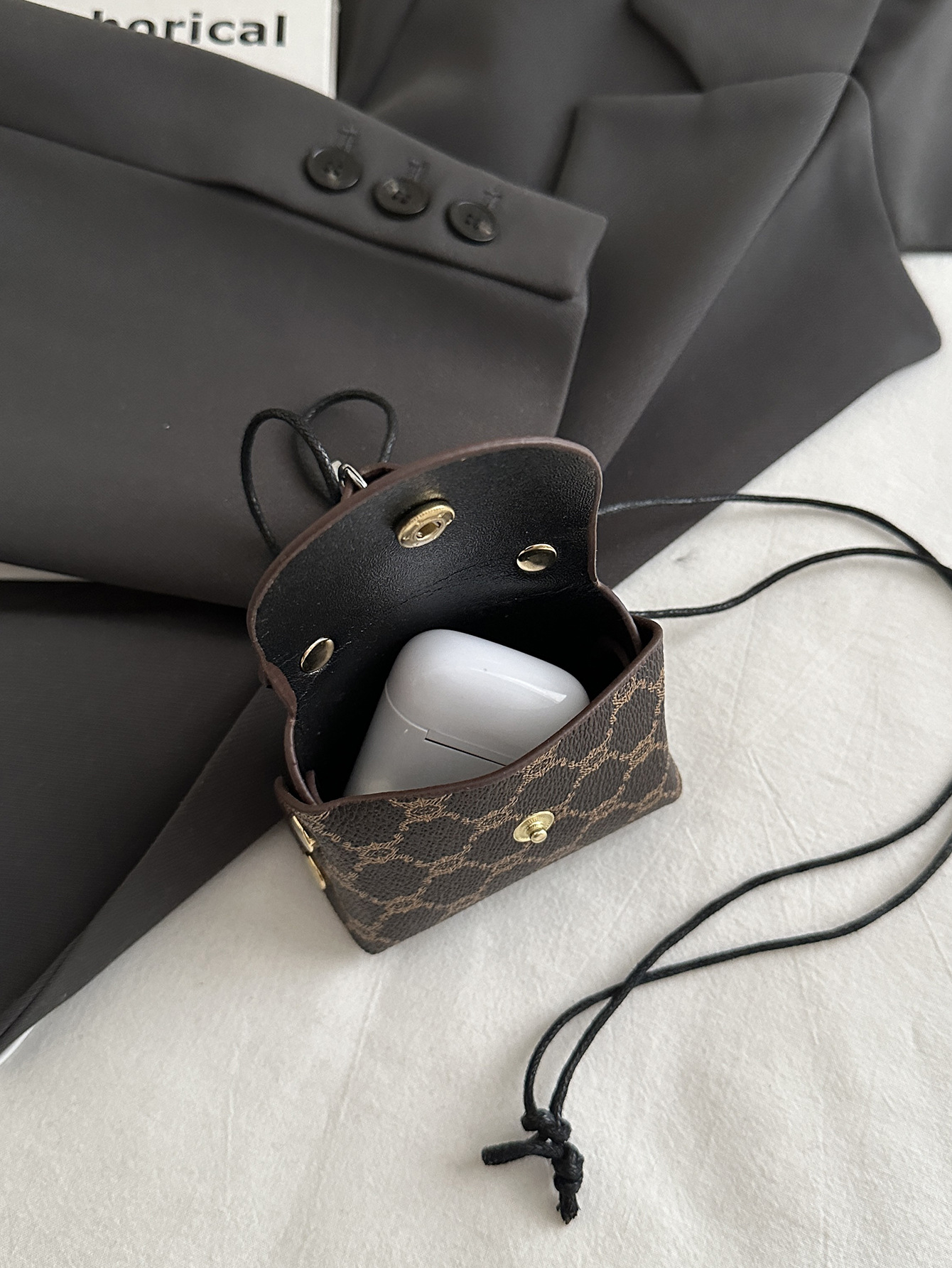 Mini leopard print cute single-shoulder bag ostrich print 2025 new style single-shoulder bag undefined