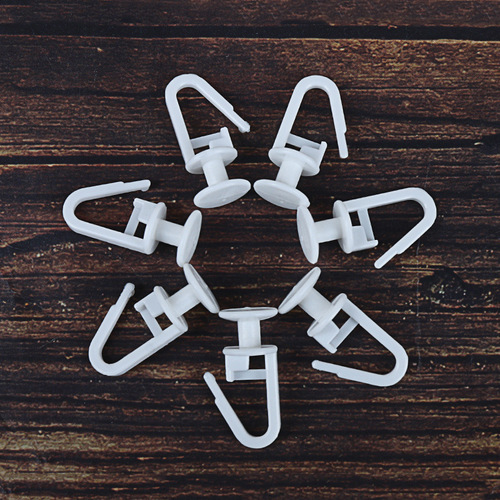 Wholesale manufacturer curtain accessories track wheel clip nano wheel home accessories silent curtain track wheel