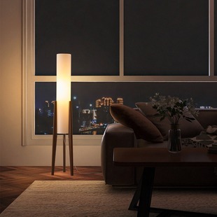 Full Spectrum Eye Protection Living Room Sofa Design-Silent Style Zen Personality Retro Bedroom Bedside Decorative Floor Lamp