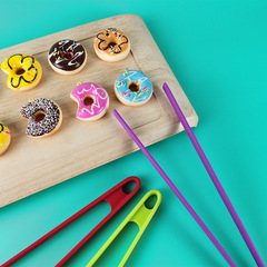 硅膠食物夾麵包夾食品夾燒烤夾廚房用品牛排夾燒烤用品野餐夾