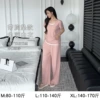 Fuchsia trousers, top with cups, with short sleeve