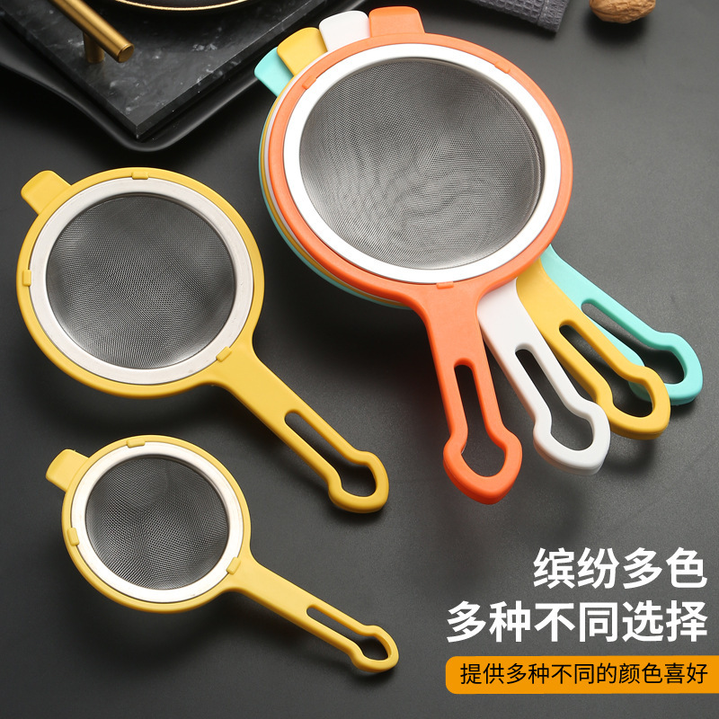 Filtro de acero inoxidable 304, colador, leche de soja, jugo, alimento complementario, filtro de escoria, tamiz, filtro ultrafino con oreja, tamiz de harina