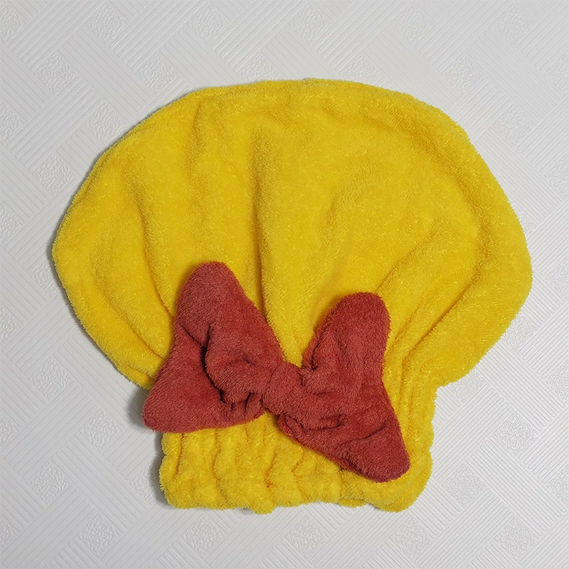 Быстрая сушка коралловая шапка для душа, бархатная сухая косынка, полотенце для волос, утолщенная