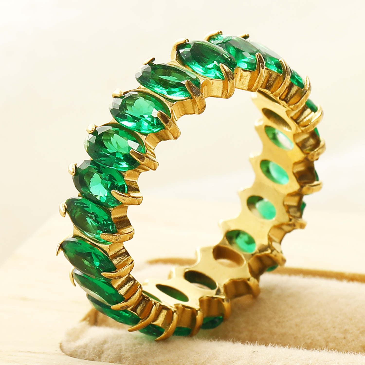 6g Weight Real Gold Plated Plating Material Rings Classification 10, 6, 8 Ring Size 1 Piece Quantity Holiday, Daily Occasion 304 Stainless Steel Material Geometric Pattern Women's Gender Elegant Style Waterproof Non Tarnish, Plating Craft Real Gold Plated Geometric 304 Stainless Steel Elegant Waterproof Non Tarnish Rings 7