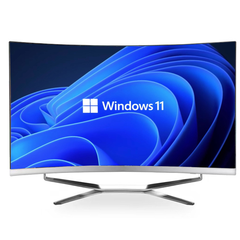 超高清27寸32寸2K一体机电脑办公游戏酷睿十二代独显组装电脑整机