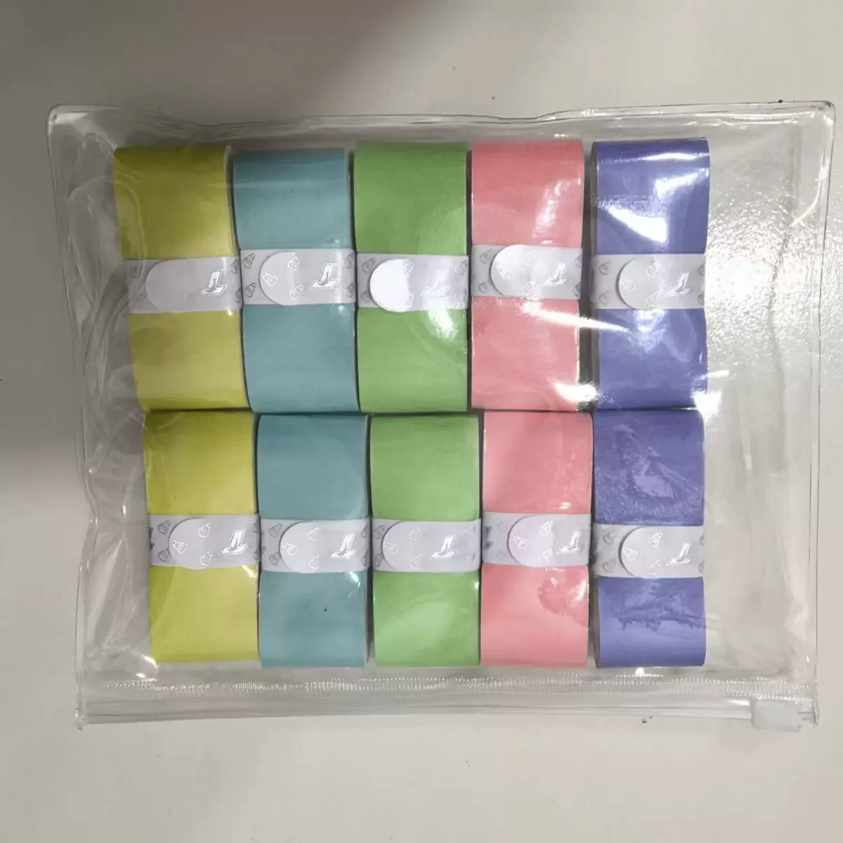 渐变手胶羽毛球拍防滑吸汗带薄款软糯粘手奶胶网球拍鱼竿缠批发