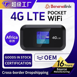 非洲贝宁4G Portable MIFI 插卡无线路由器车载无线WiFi  LCD