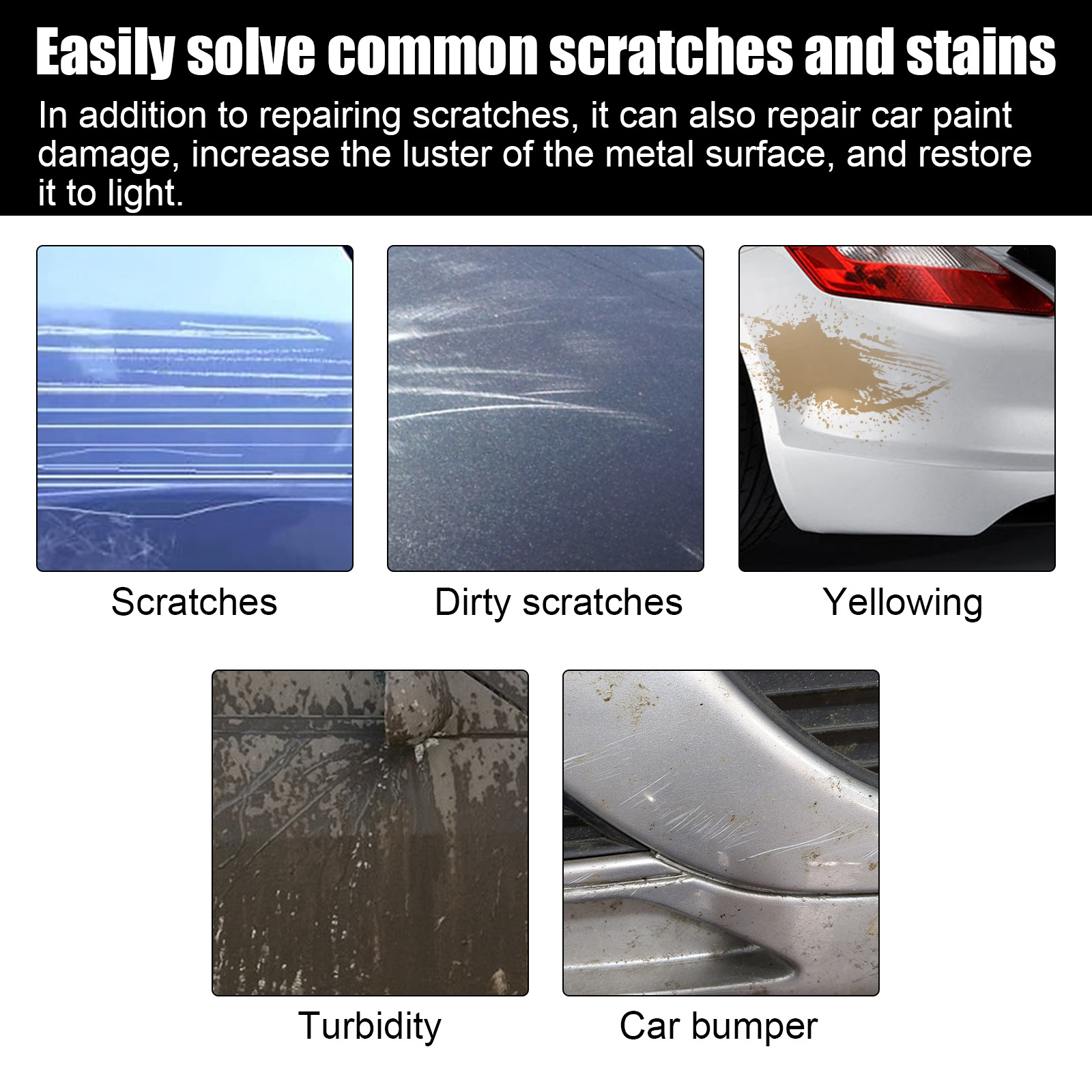 Rayhong Car Scratch Set Car Polishing Renovation Coating Maintenance Paint Scratch Cream