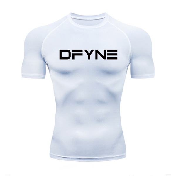 Quick dry sports base breathable elastic T-shirt for gym for…