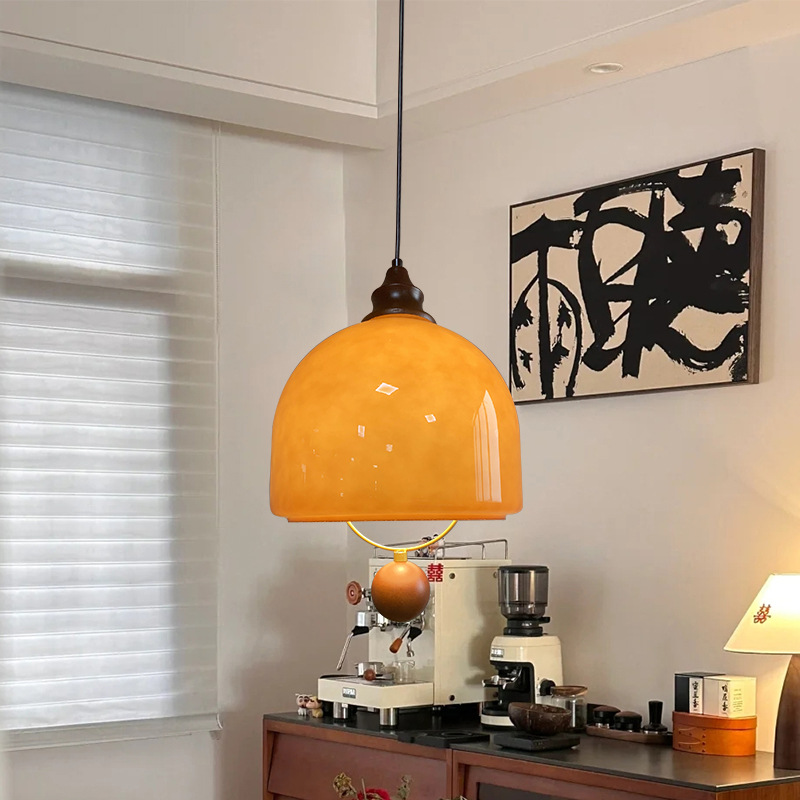 Medieval candelabro de restaurante de viento tranquilo puede elevar y bajar bar de vidrio retráctil sala de té vintage candelabro de mesa de comedor retro