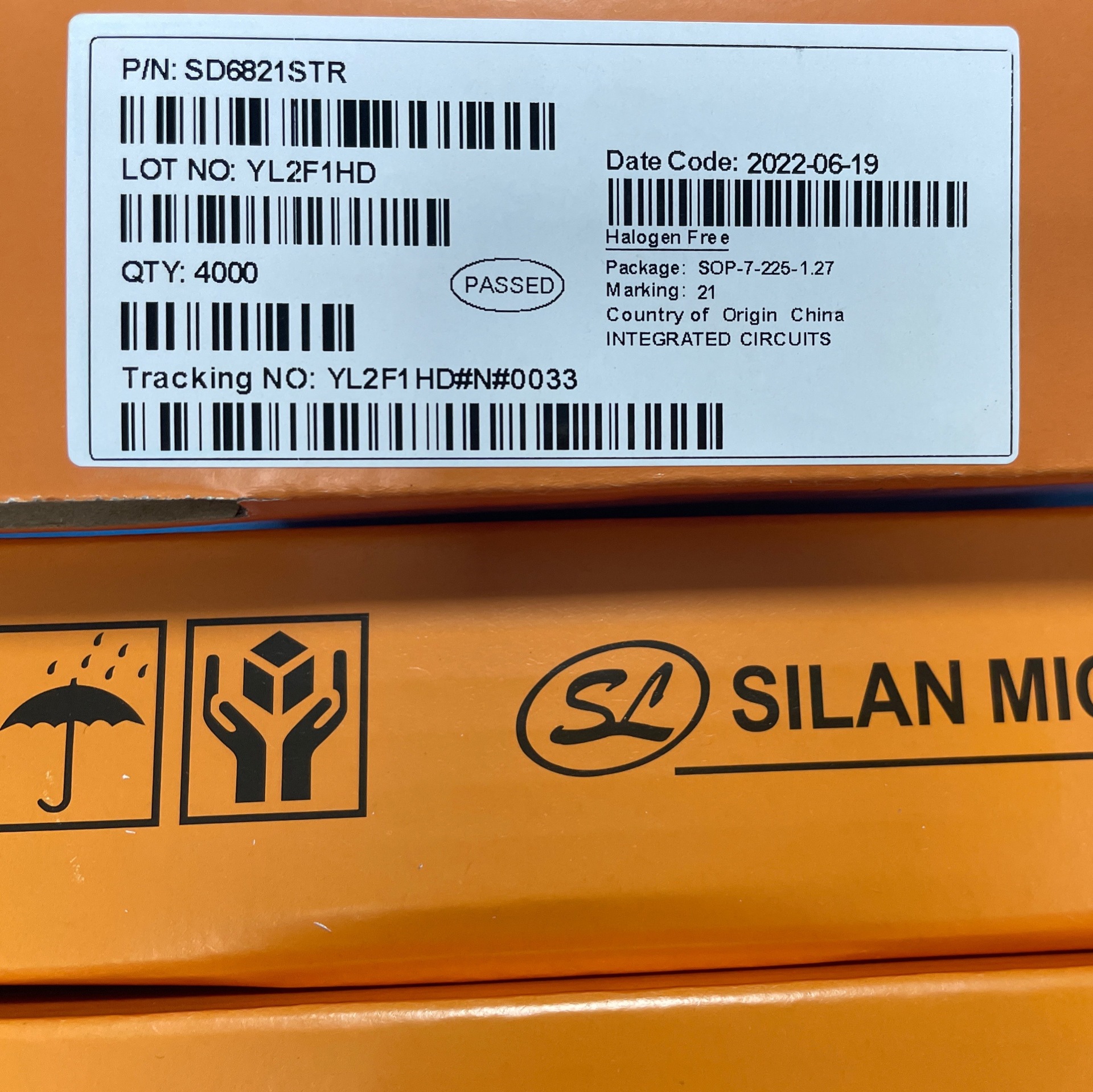 PLD SD6821STR 士兰微IC一级代理商驱动芯片SOP7隔离LED驱动MOS