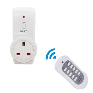 British plug smart through-wall wireless remote control socket Kitchen home socket wireless remote control socket