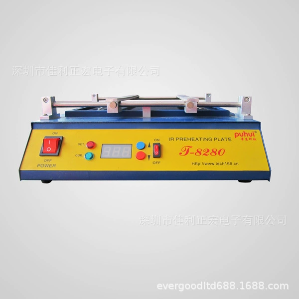 Печь предварительного нагрева Pratt & Whitney T8280 T-8280 Высокомощный стол для предварительного нагрева большой площади Подогрев/нагрев печатной платы