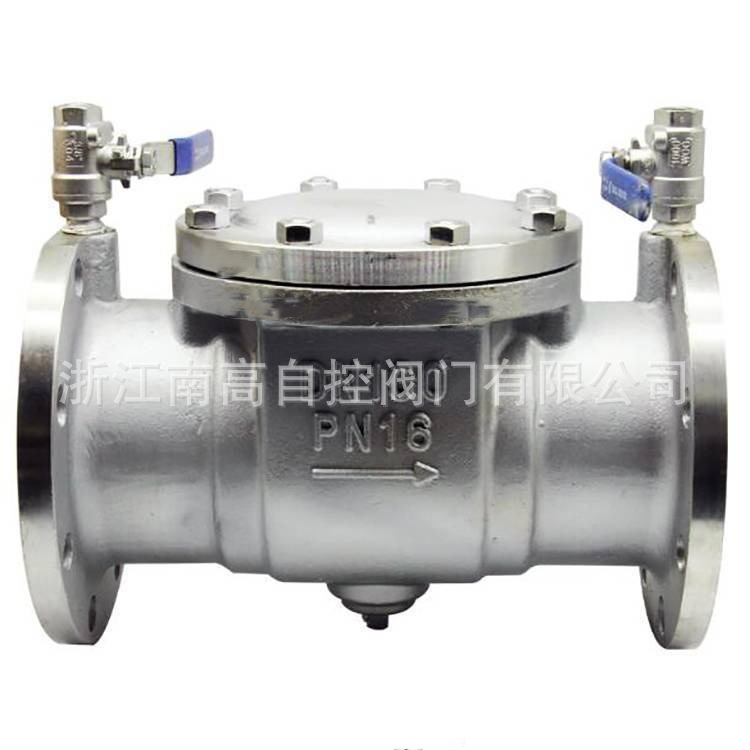 一体式倒流防止器 DF41X-16P立式法兰不锈钢防污隔断阀