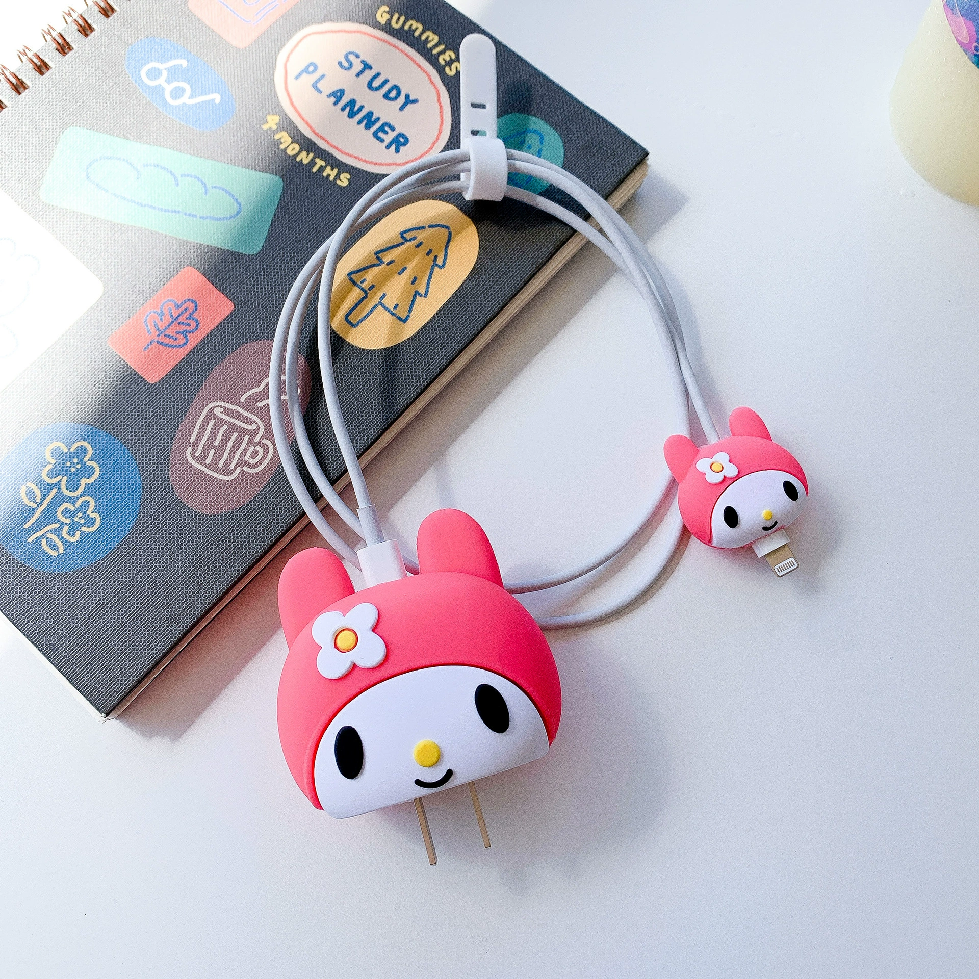 Apple, cartoon charger, protective case, 20W