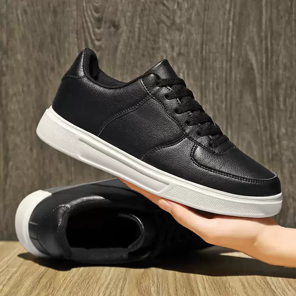 Large Size Shoes, Classic White Low-Top Men's Shoes, Casual Sports Sneakers, Spring and Summer New Style, Hong Kong Style, Fashionable and Versatile White Shoes