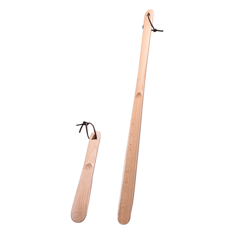 Venta al por mayor de madera maciza de haya Extractor de zapatos hogar ancianos mujeres embarazadas zapatos dispositivo de elevación zapatos de madera entera de alta gama con dispositivo auxiliar dispositivo de elevación de zapatos