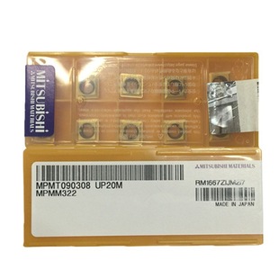 Original Japanese MITSUBISHI Mitsubishi milling groove MPMT090308 UP20M three-edged milling insert