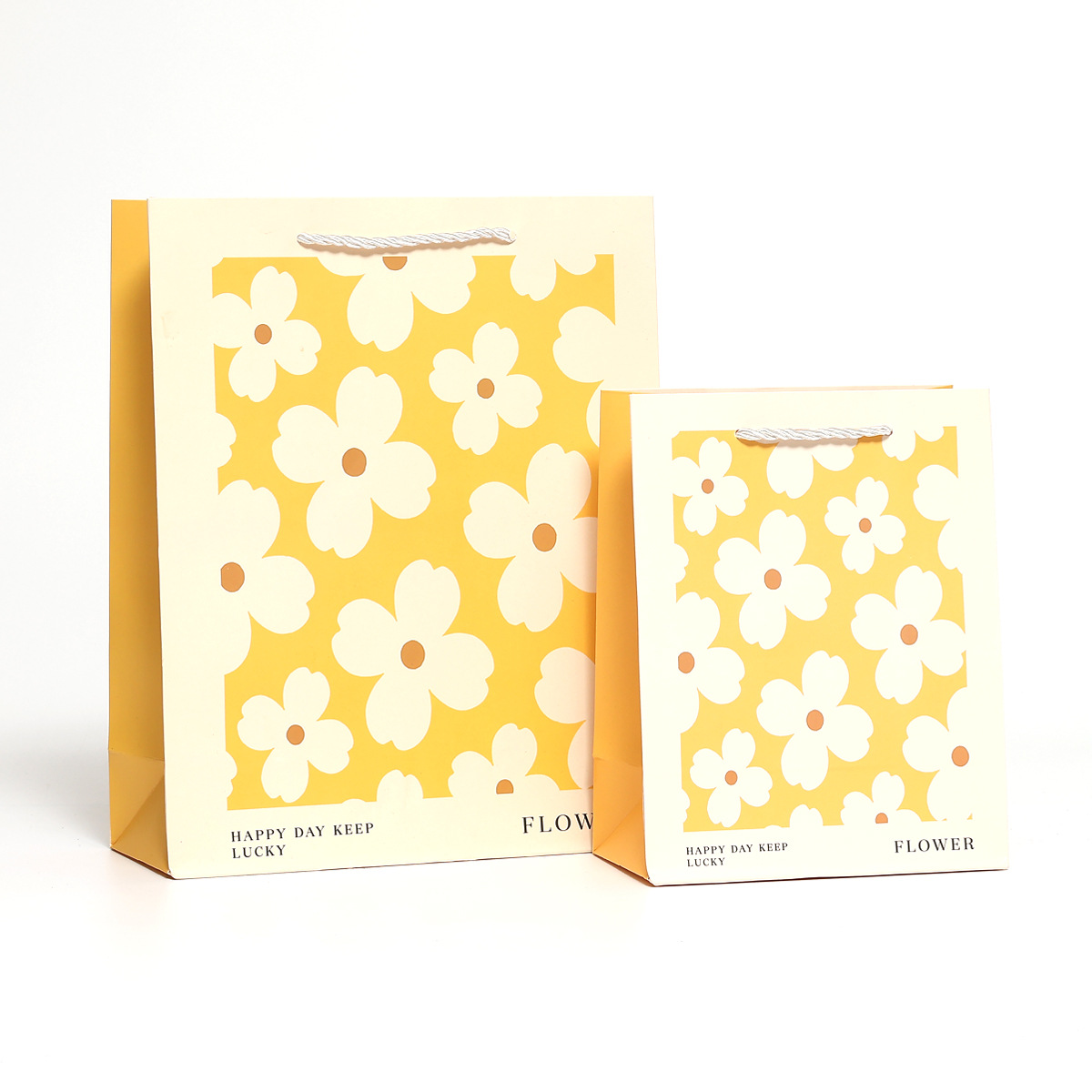 春日宴鲜花风格礼品袋｜源头厂家直供 高端质感 送礼包装优选