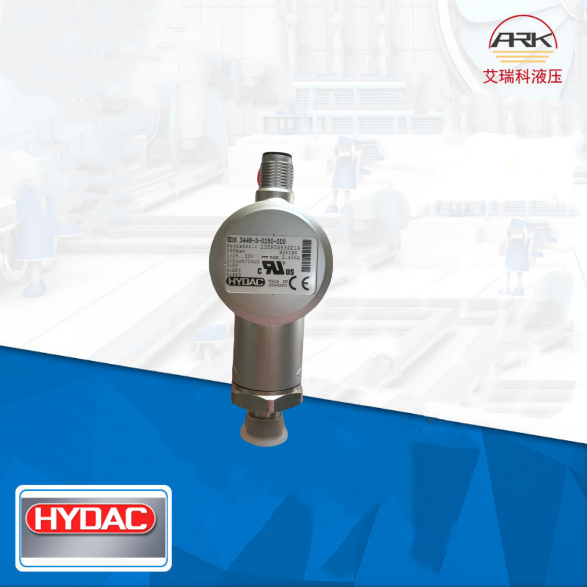 Hydac贺德克 EDS3448-5-0250-000 压力传感器