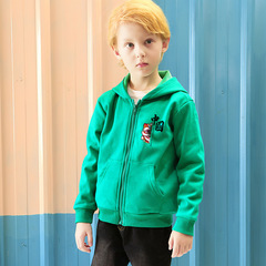 寶寶秋冬加絨加厚連帽外套2024新款韓版洋氣兒童冬季上衣潮