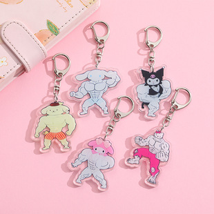 (Трансграничная торговля), sanrio, акриловый брелок, ранец, ключница с застежкой