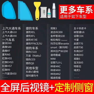 Rearview mirror rainproof sticker Rainy Days - other-models-take-this-option-supports-3000-models-5-piece-pack