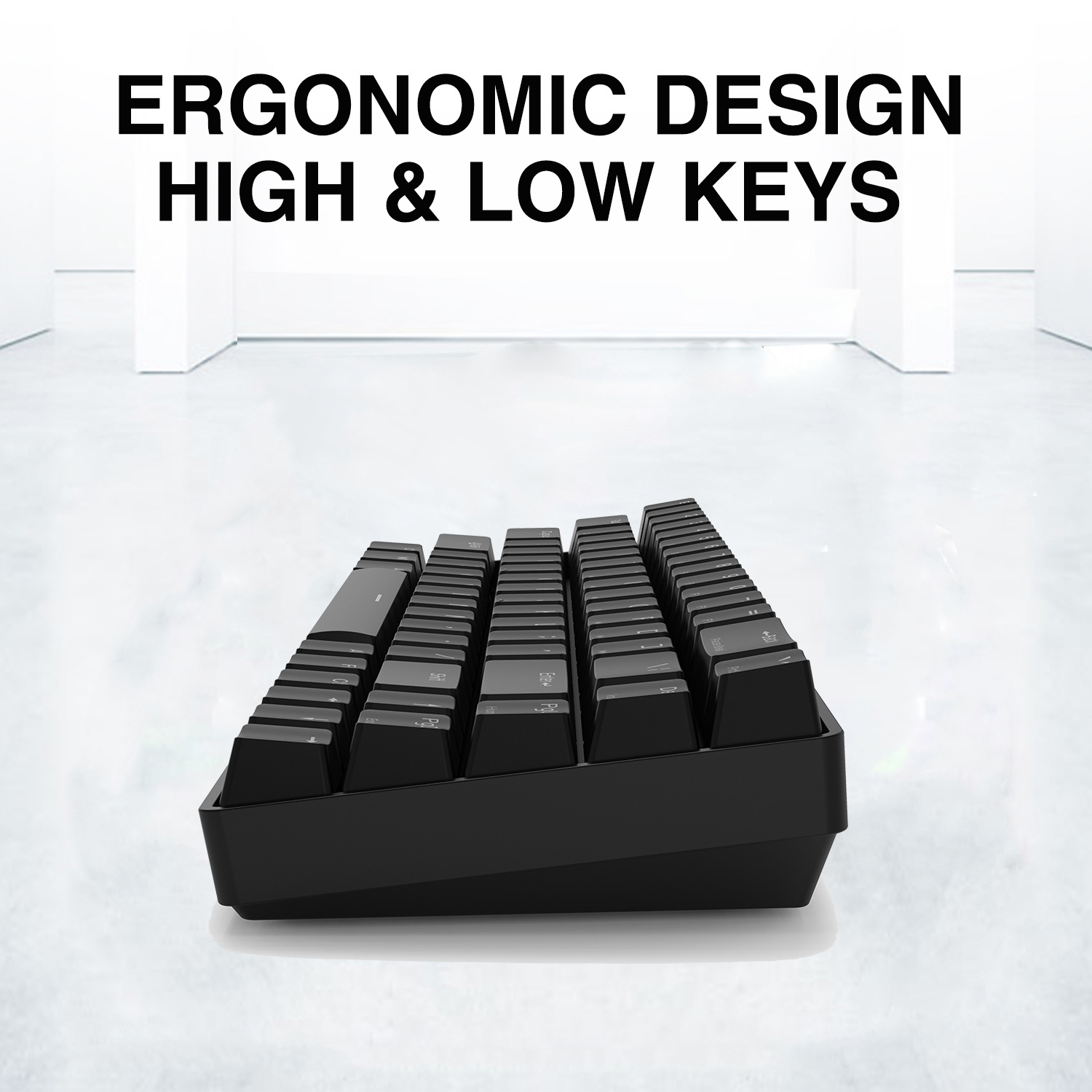 En stock mi tu 68 llave de modo dual Bluetooth 5,0 inalámbrico 2,4g juego Teclado mecánico rojo marrón verde eje Comercio exterior caliente