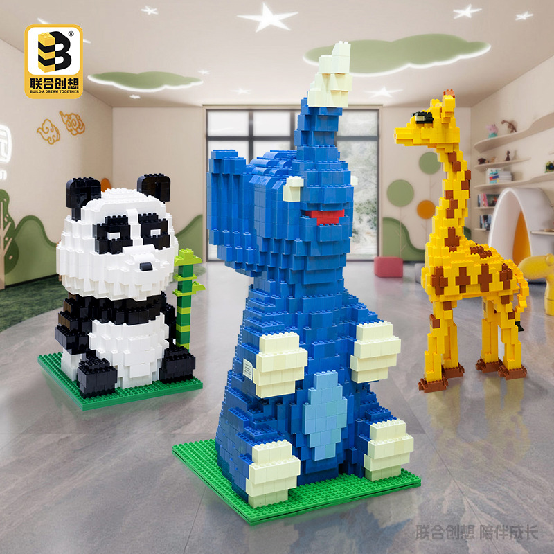 Co-creador de bloques de construcción de gran tamaño instituciones educativas Shangchao exhibición de piezas de ensamblaje juguetes de puzzle