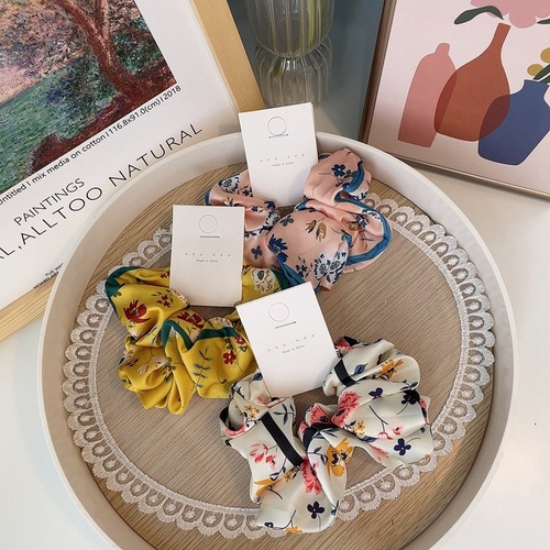 New Korean Satin Braided Hairband with Various Print Combinations, Polka Dot Stripes, Heart Design, Elegant Hair Accessory for Women