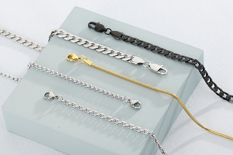 18g Weight PVD Coated Gold Plating Process 18K Real Gold Plated Plating Material Necklace Classification 304 Stainless Steel Chain Material Wedding, Travel Occasion 304 Stainless Steel Material Geometric Pattern Women'S Gender Fashion Style Waterproof Non Tarnish Craft PVD Coated 18K Gold Plated Geometric Titanium Steel Fashion Waterproof Non Tarnish Titanium Steel Necklace 7