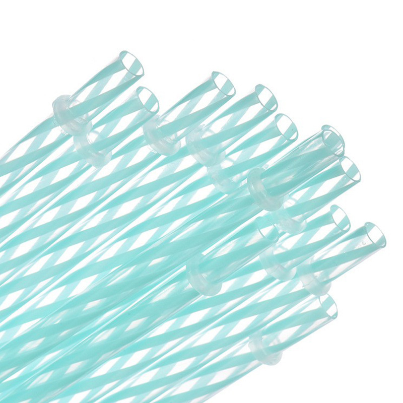 Inventario de tubería dura repetible con anillo de paja transfronteriza venta caliente 12 roscas de color de paja dura resistente al desprendimiento de plástico PP