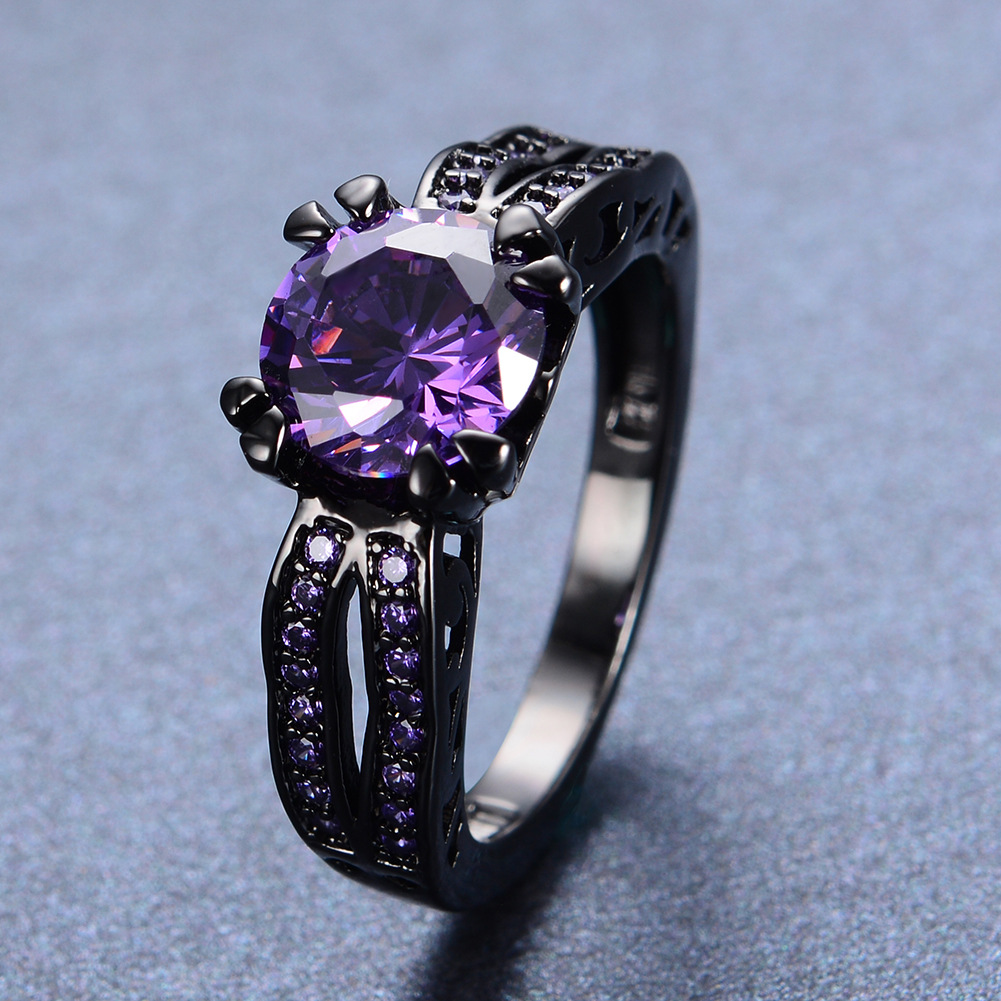 Oval Marquise And Pear Ring Set For Women Bezel Set Gold Plated_voghion.com