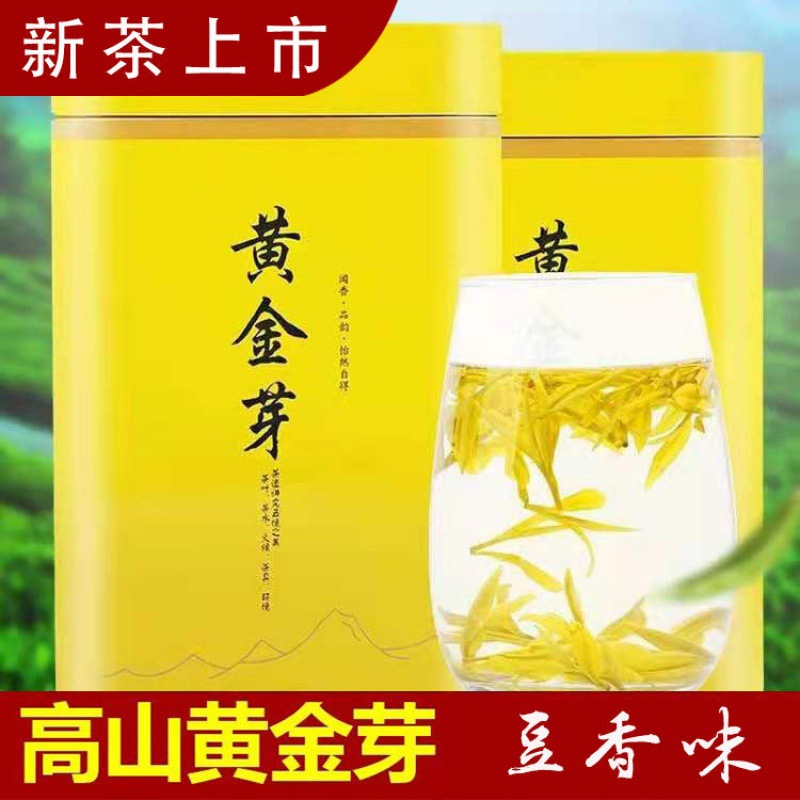 黄茶批发黄金芽新茶明前黄金叶春茶包高山茶叶多规格批发厂包邮