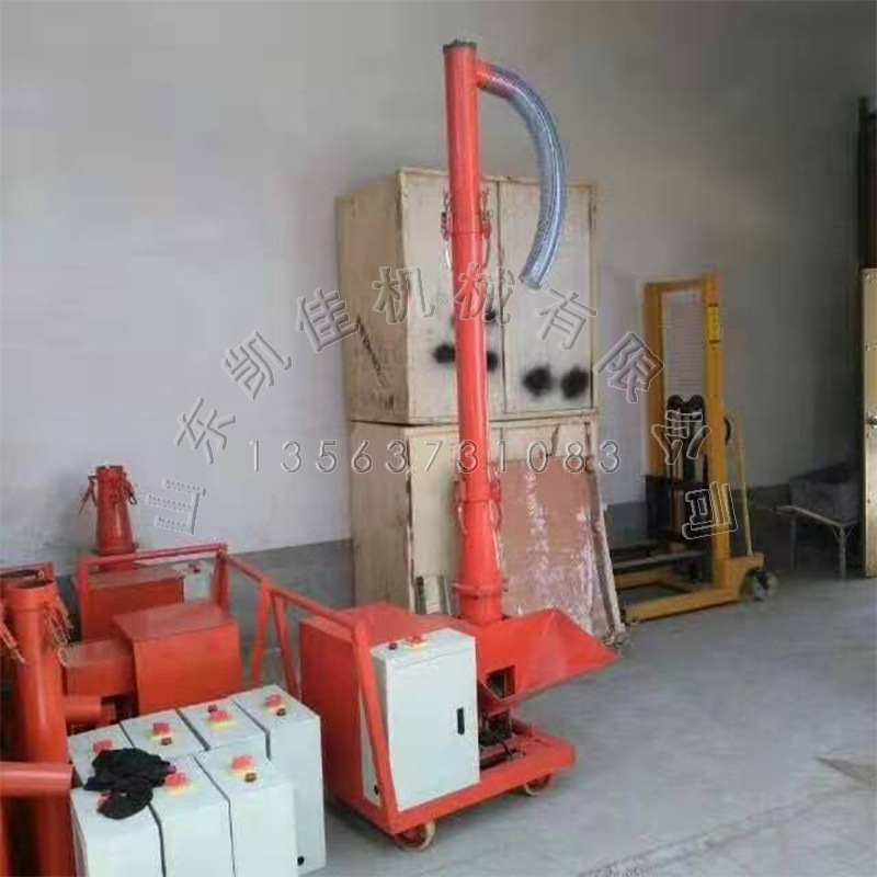室内柱子二次浇筑上料机 电动混凝土二次构造柱泵 小型浇筑泵