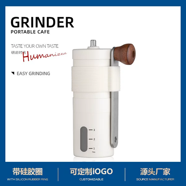 Source manufacturers upgrade portable stainless steel grinder hand coffee machine grinder thickened new product