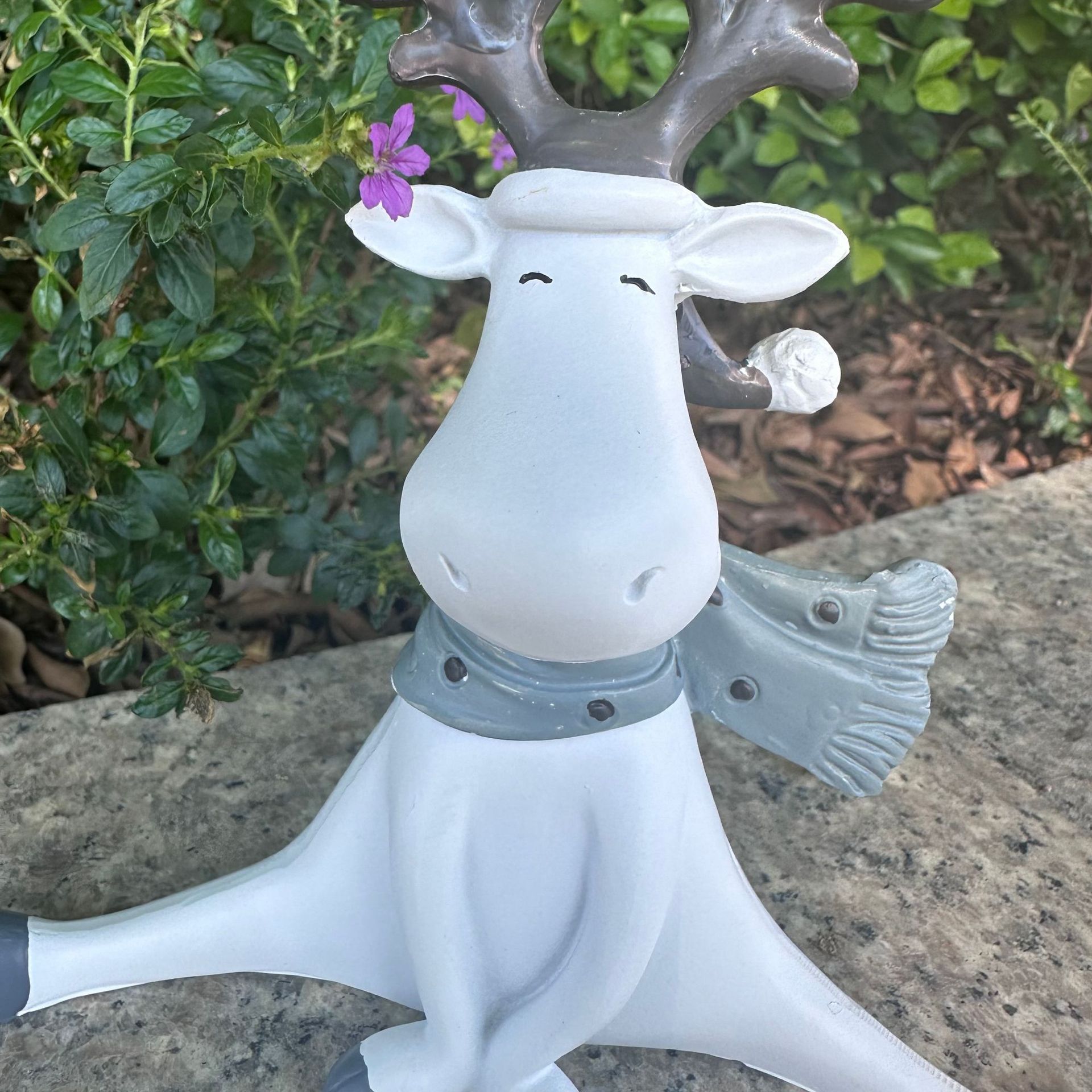 Explosiones transfronterizas de alce bifurcado ornamentos artesanías de resina decorados para el hogar decorados de escritorio decorados de jardín al aire libre