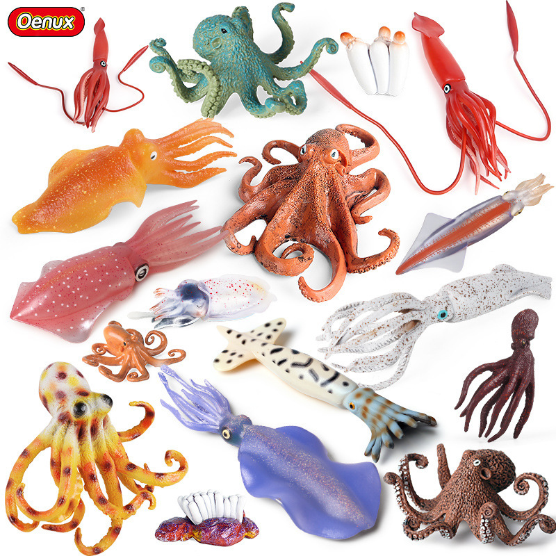 Simulated Animal Model Marine Life Squid Octopus Octopus Jellyfish Kidsren's Sensory Basin Cognitive Hand-Made Ornaments Simulated Animal Model Marine Life Squid Octopus Octopus Jellyfish Kidsren's Sensory Basin Cognitive Hand-Made Ornaments