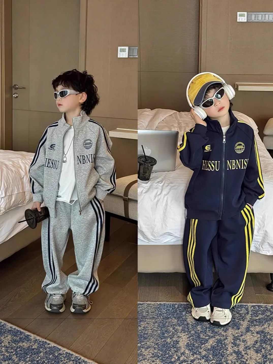 autumn children's sports suit for men and women