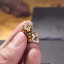 镀金汉堡星辰万能轴万向轴三通连接轴藏式文玩DIY配件配饰
