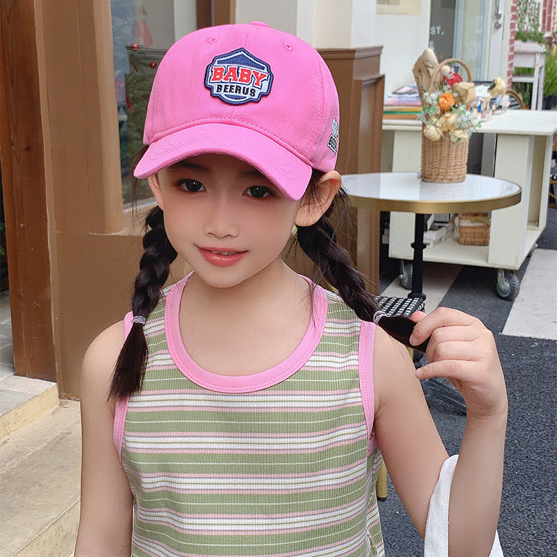 Sombreros de boca de pato para niñas sombreros de niños primavera y otoño nuevo primavera y verano delgada para niñas moda cool sombreros de béisbol 2025