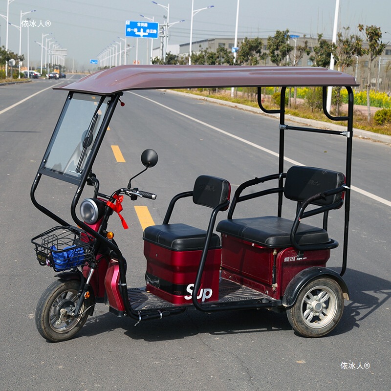 電動三輪車カーポート防雨シェードカバー厚みのある透明なカーポート密閉型小型バス小型レジャー|undefined