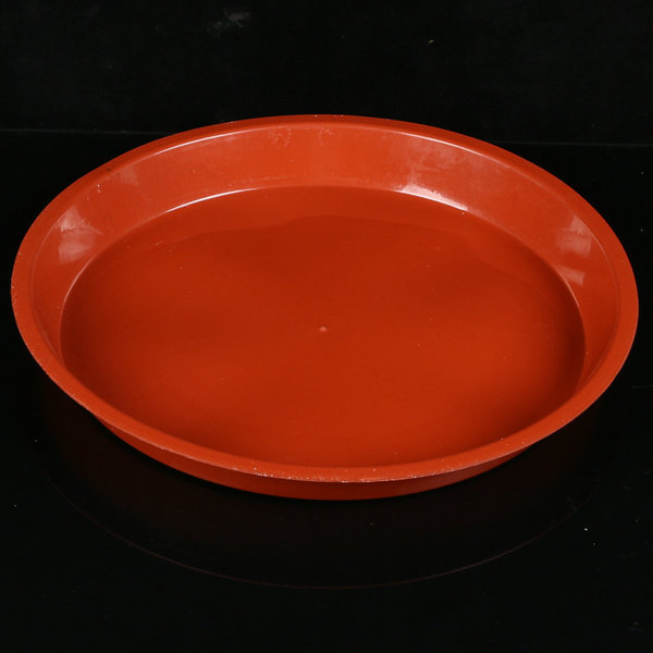 Round flower pot flat edge tray plastic bottom support multi-specification plastic water tray bottom support succulent flower pot support chassis