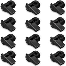 N 98191 ABS Thicker Black Whistle ��ɫ���� ���R�d�W���羳