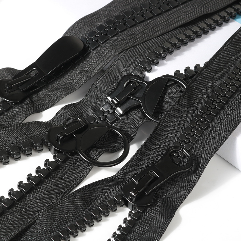 大号黑色20#树脂拉链双开尾拉锁 服装服装拉链条批发zippers