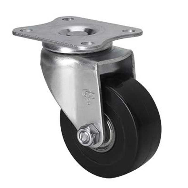Rueda Giratoria de Poliuretano de 1.5, 2 y 2.5 Pulgadas con Freno para Muebles y Electrodomésticos