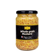 OUSA欧萨法国原装进口整粒芥末籽酱休闲拌意大利面配汉堡披萨350g