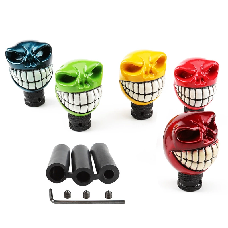 Модификация автомобиля, подходит для персонализированной головки переключения передач, ручка переключения передач, большой зуб, головка шестерни-призрака, ручной стиль шестерни