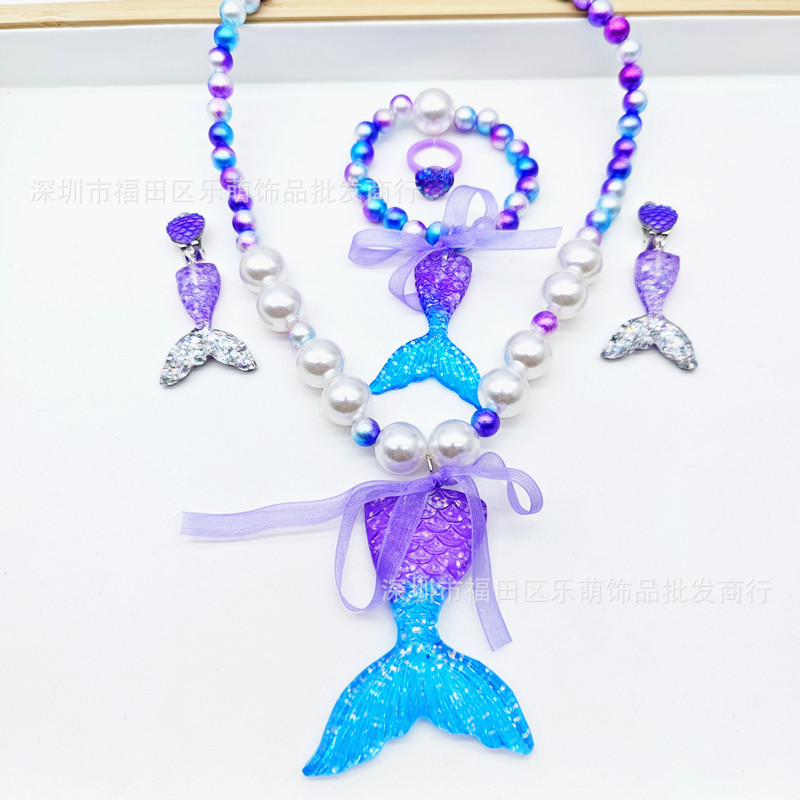 31 특대 피쉬테일 5개 보라색