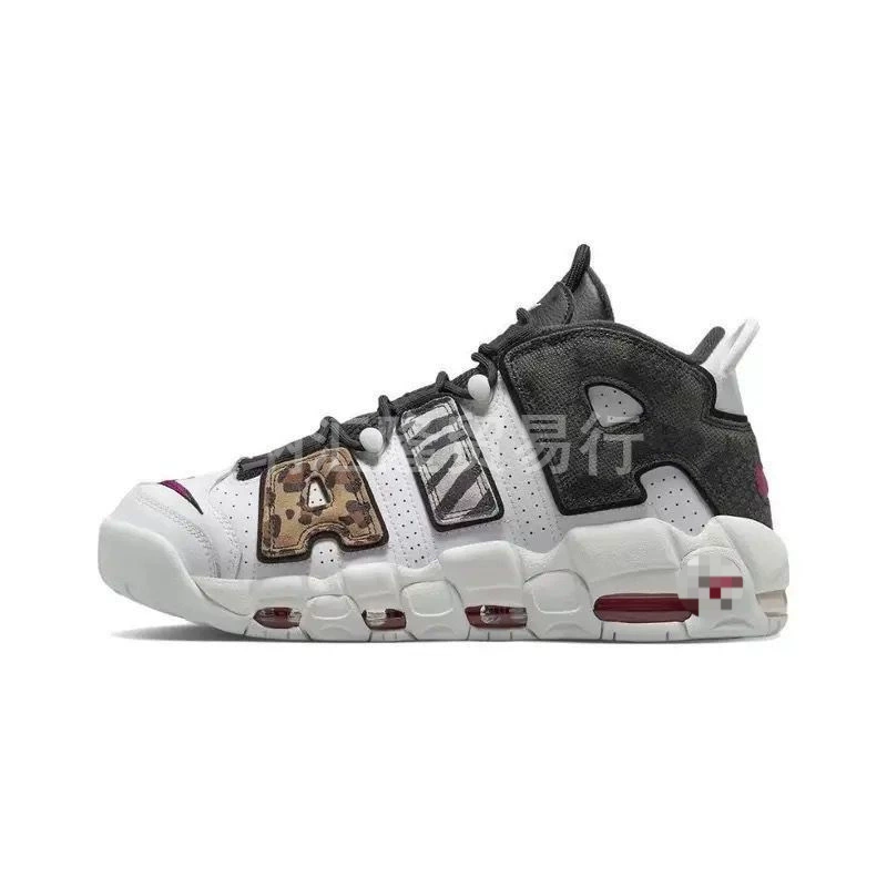 Высокие баскетбольные кроссовки Pippen Big Air — белые/красные/чёрные/синие, чисто‑белые тренд, полуночный синий, светло‑костный белый мужская обувь